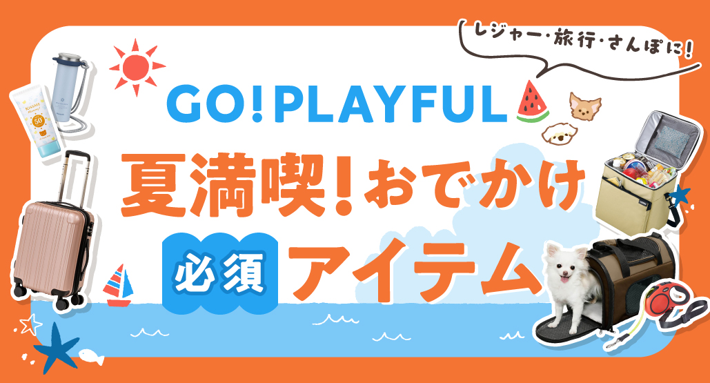 夏満喫！おでかけ必須アイテム
