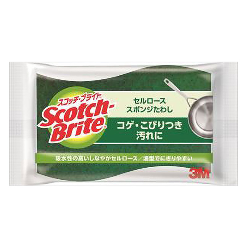 スコッチ・ブライト セルローススポンジたわし
