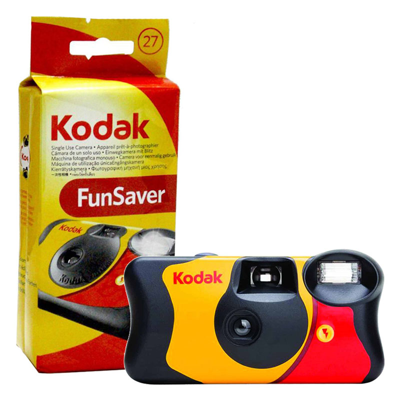 ●レンズ付きフィルム FUNSAVER27 イエロー｜ブラック