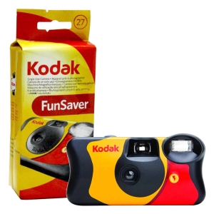 ●レンズ付きフィルム FUNSAVER27 イエロー｜ブラック