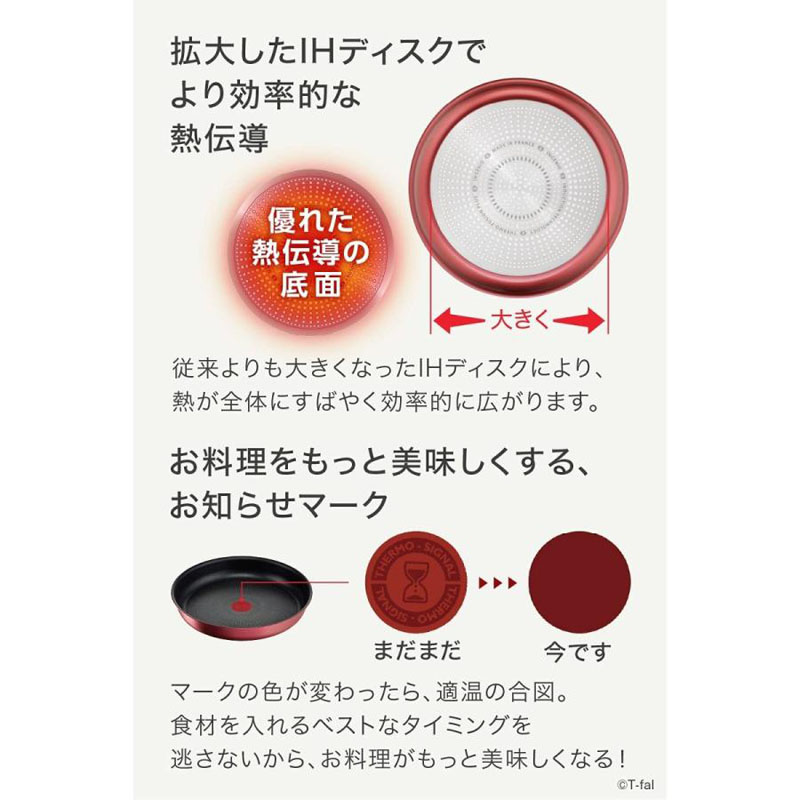 【お取り寄せ商品】インジニオ・ネオ IHルージュ・アンリミテッド フライパン28cm ガス火・IH対応