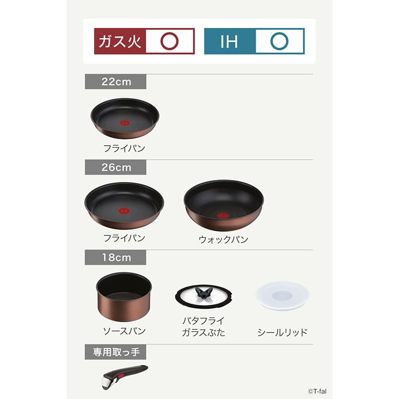 インジニオ・ネオ IHモカ セット7 ガス火・IH対応