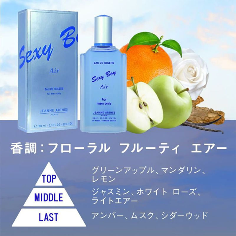 【並行輸入品】香水 セクシーボーイ AIR EDT 100ml フローラルフルーティエアー