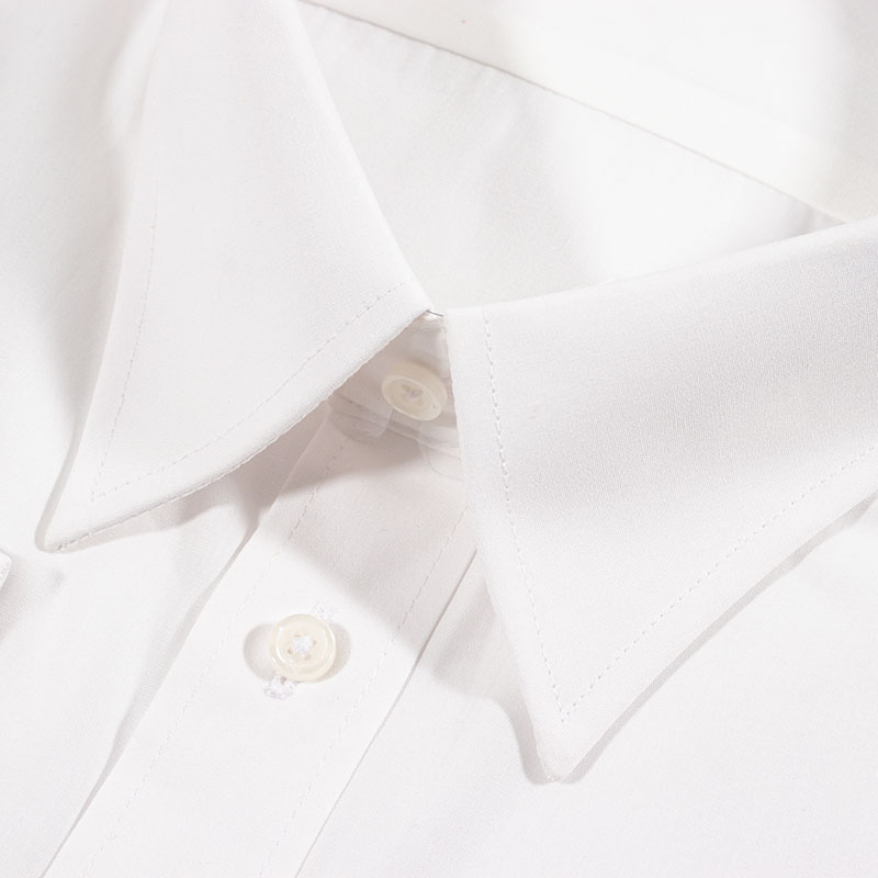 長袖 形態安定ビジネスシャツ 5L 白 首周り 49 裄丈