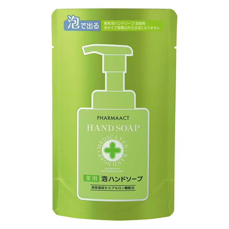 ファーマアクト 薬用 泡ハンドソープ 詰替 200ml さわやかなナチュラルフローラルの香り