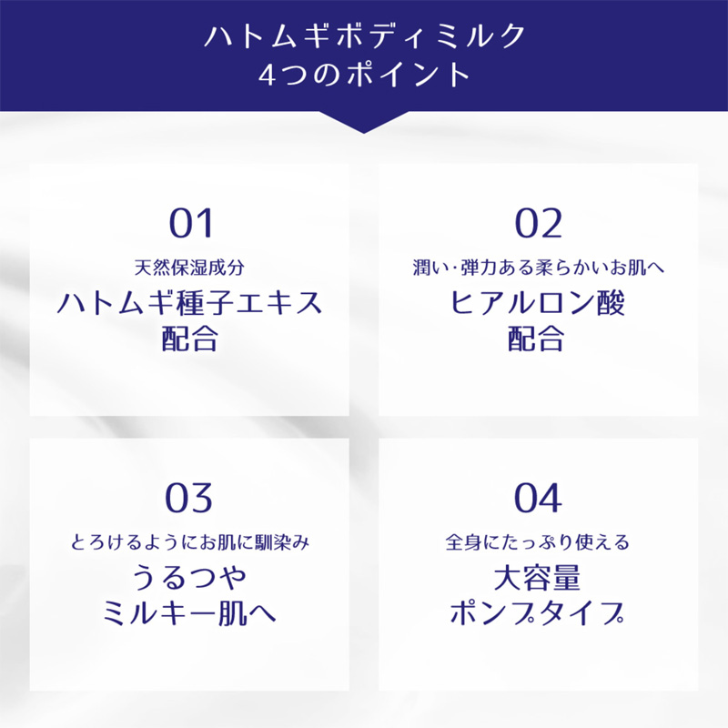 麗白ハトムギボディミルク400ml