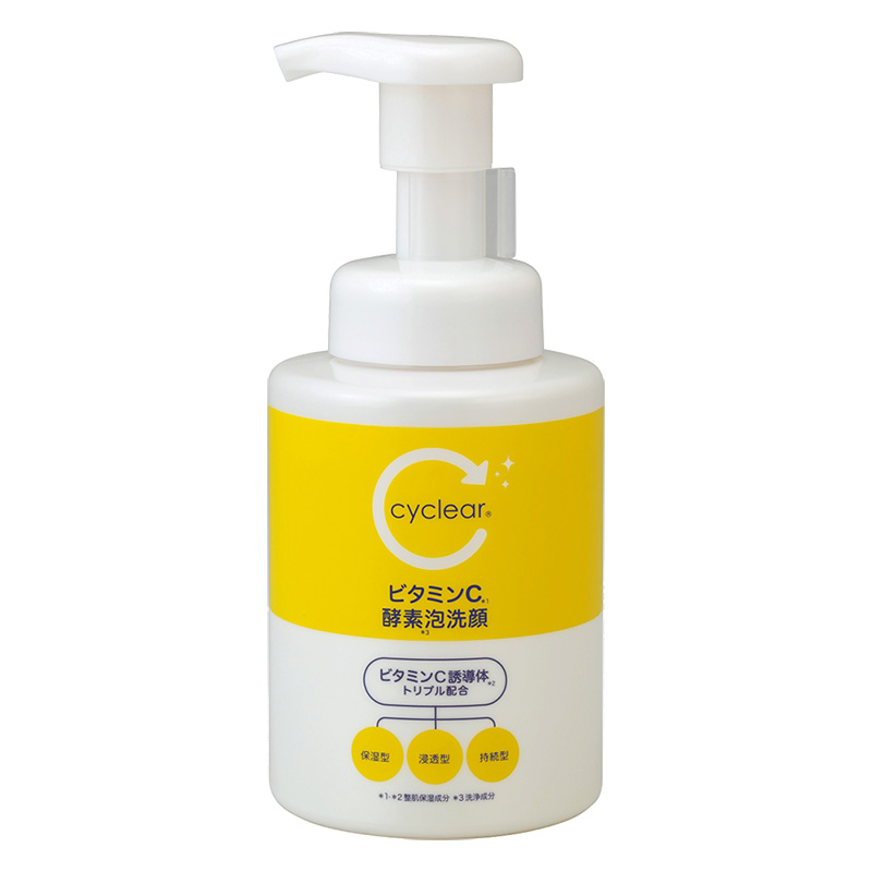 サイクリア ビタミンC 酵素泡洗顔 300ml