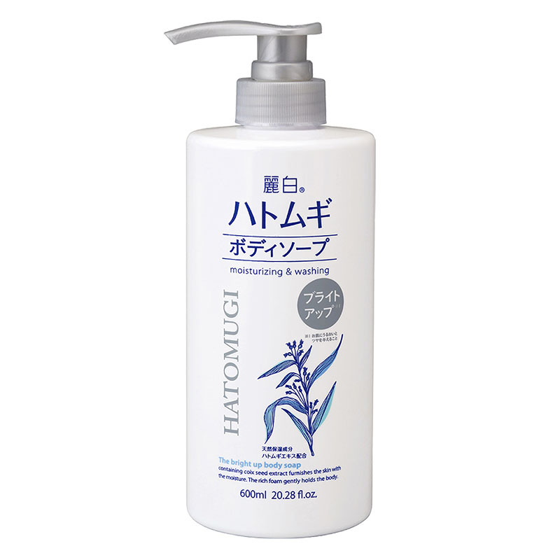 麗白 ハトムギ ブライトアップ ボディソープ フローラル 600ml
