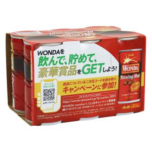 ワンダモーニングショット 6本パック 185g