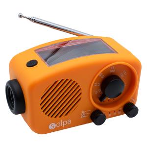 手回し ソーラー充電ラジオ チャージオ・ミニ SL-088