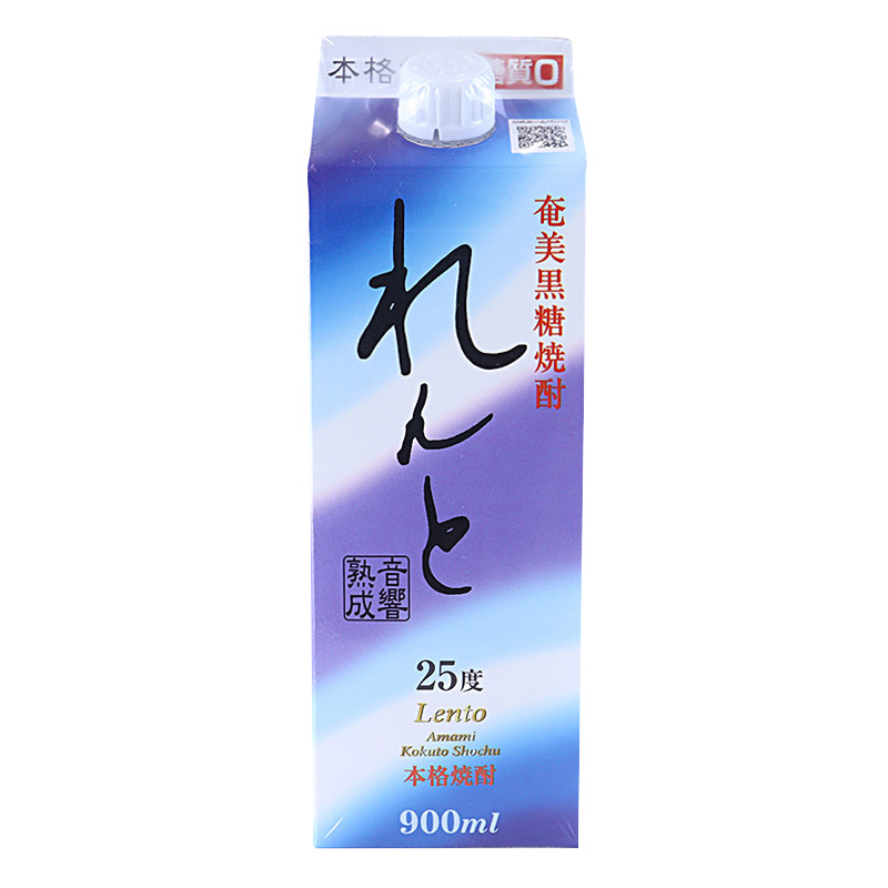 奄美黒糖焼酎 れんと 25度 900ml パック