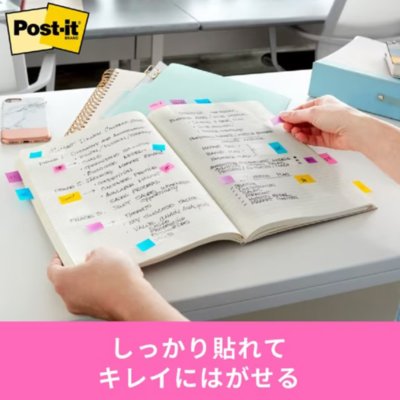 Post-it フィルム見出し 5色アソート