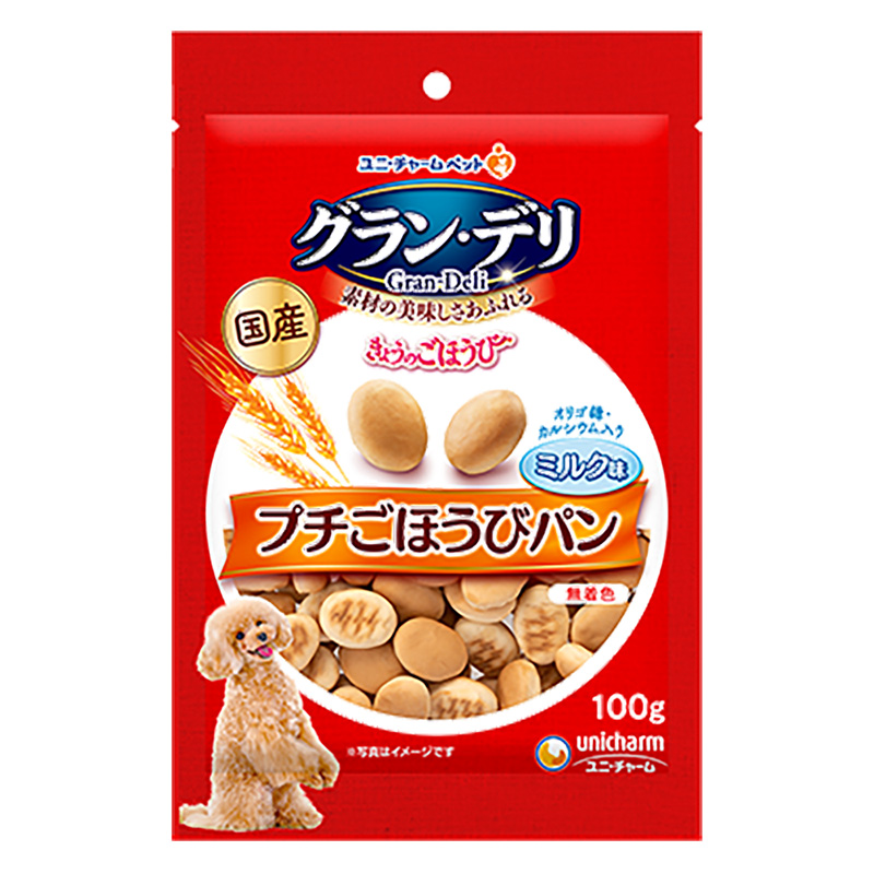 グラン・デリ きょうのごほうび プチごほうびパン ミルク味 100g