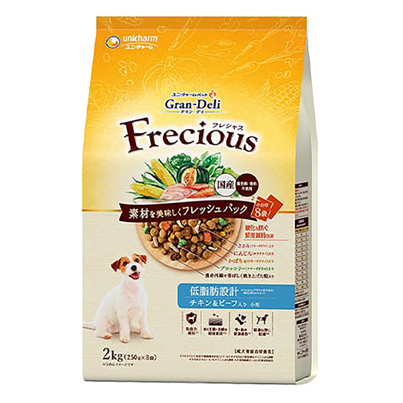 グラン・デリ フレシャス アダルト 成犬用 低脂肪設計 チキン＆ビーフ入り 2kg