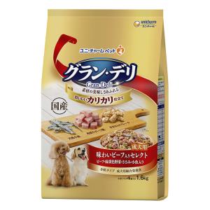 グラン・デリ カリカリ仕立て成犬用味わいビーフ入りセレクト1.6kg
