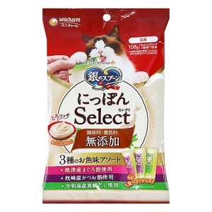 銀のスプーン三ツ星グルメおやつにっぽんSelect 無添加とろリッチ 3種のお魚味アソート 108g