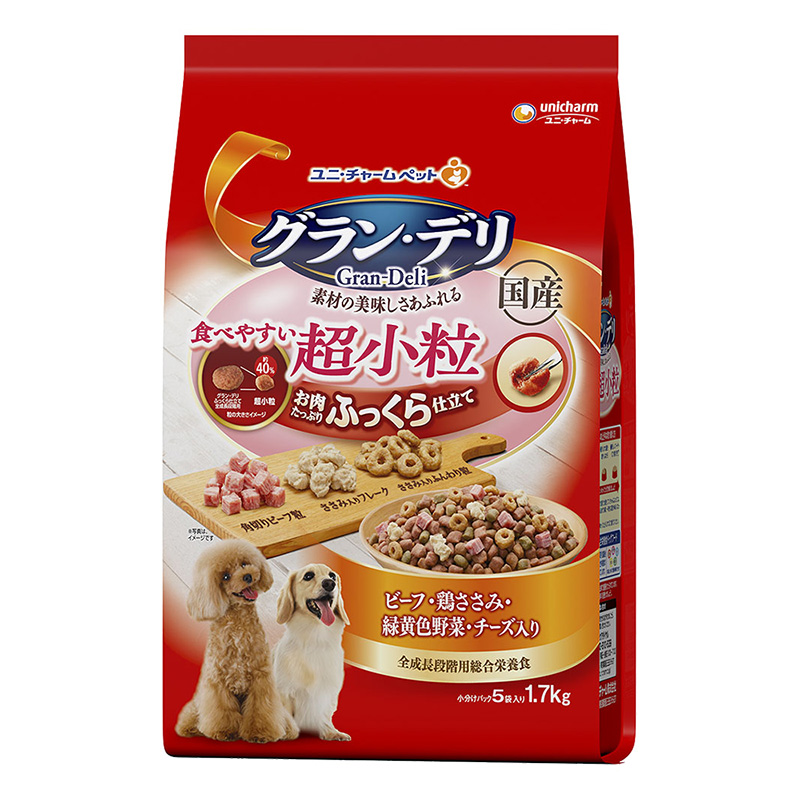 グラン・デリ ふっくら仕立て食べやすい超小粒 1.7kg