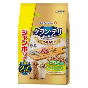 グラン・デリ カリカリ仕立て 成犬用 低脂肪 味わいビーフ入りセレクト ～脂肪分約25%カット～ ジャンボパック 2.7kg