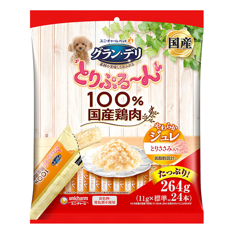 グラン・デリ とりぷる~ん ジュレ とりささみ 11g×24本(標準)264g