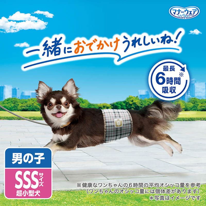 マナーウェア 男の子用　SSSサイズ 4枚
