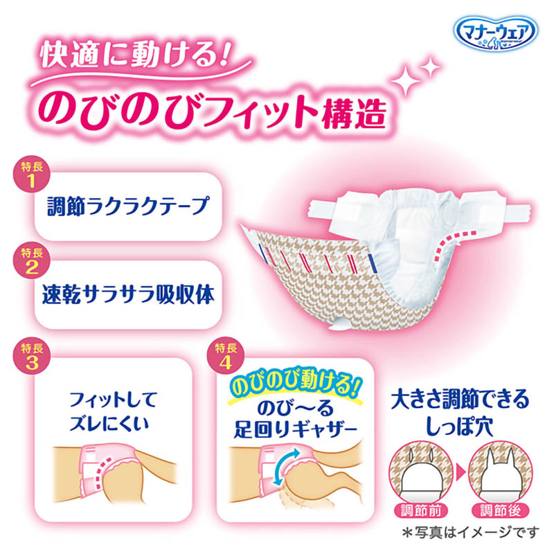 マナーウェア 女の子用 SSS 42枚