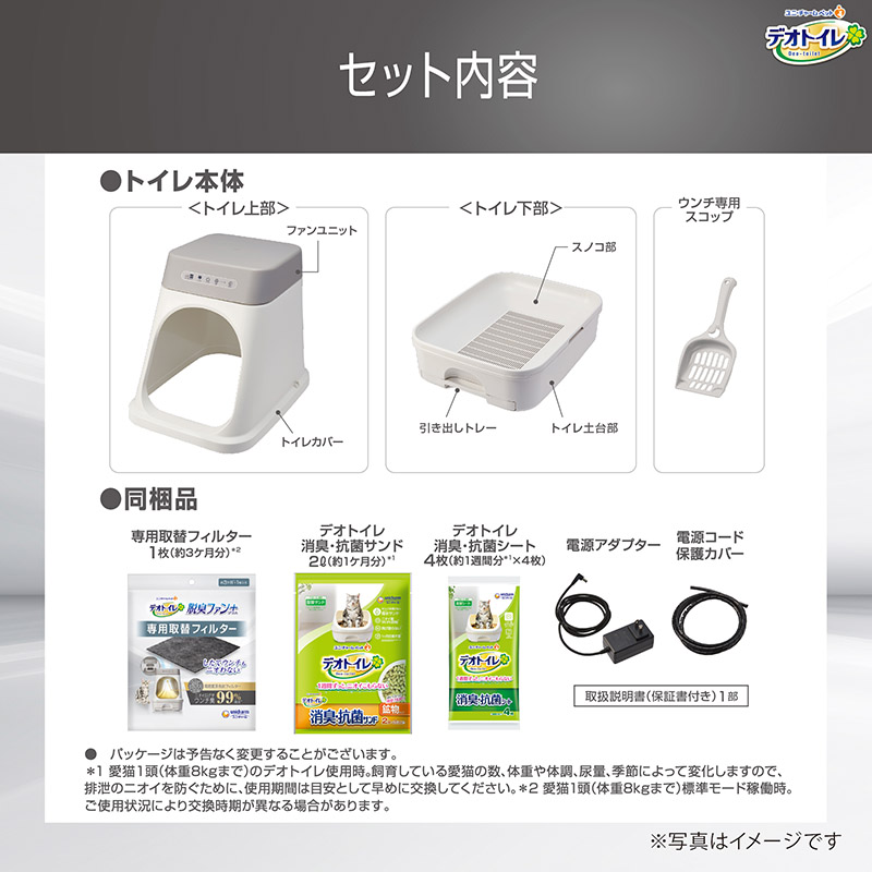 デオトイレ 脱臭ファン+ 本体セット