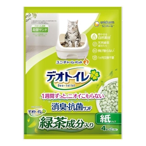 デオトイレ 緑茶成分入り消臭・抗菌サンド 4L