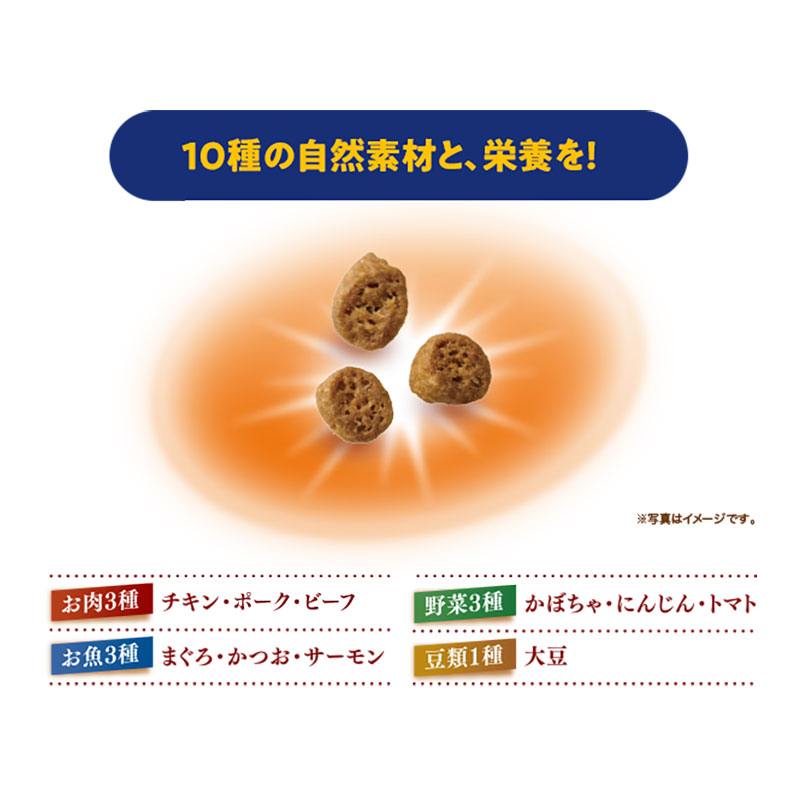 オールウェル 早食いが気になる猫用フィッシュ味 挽き小魚とささみフリーズドライパウダー入り 2.4kg