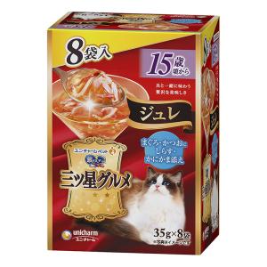銀のスプーン三ツ星グルメパウチジュレ15歳頃からまぐろ・かつおにしらす・かにかま添え35g×8袋