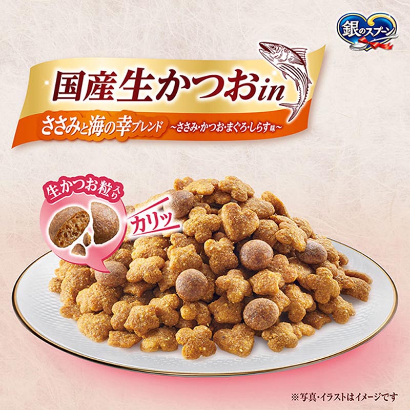 銀のスプーン 国産生かつおinささみと海の幸ブレンド 950g