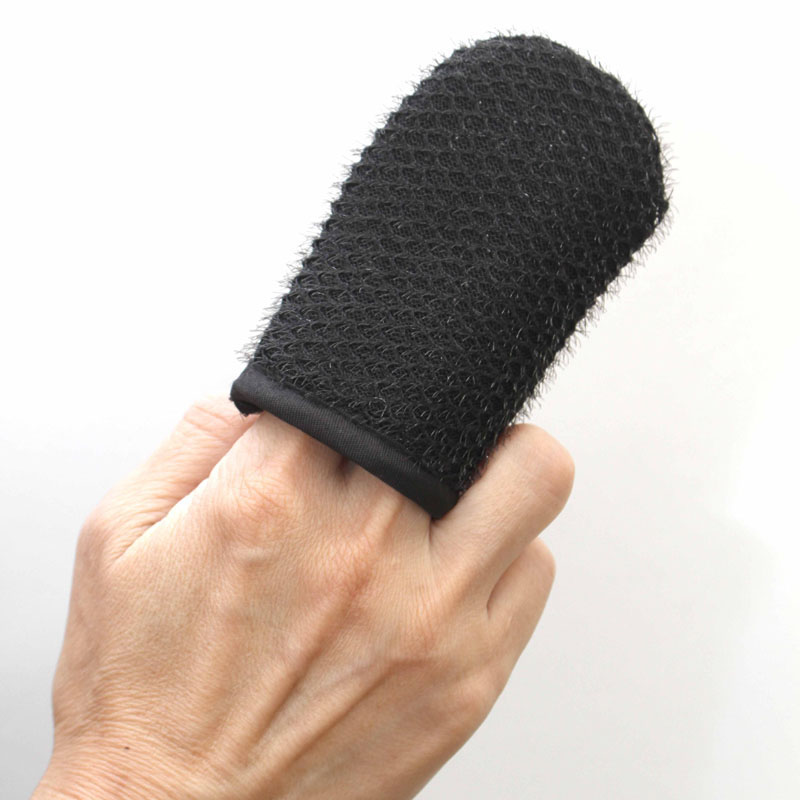 サッシの溝洗いタワシ ブラック