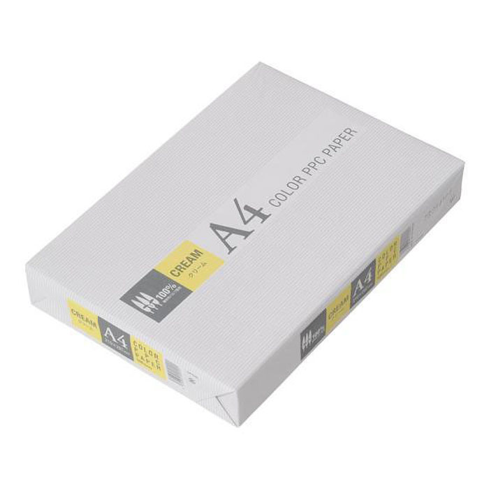 カラーコピー用紙A4 クリーム
