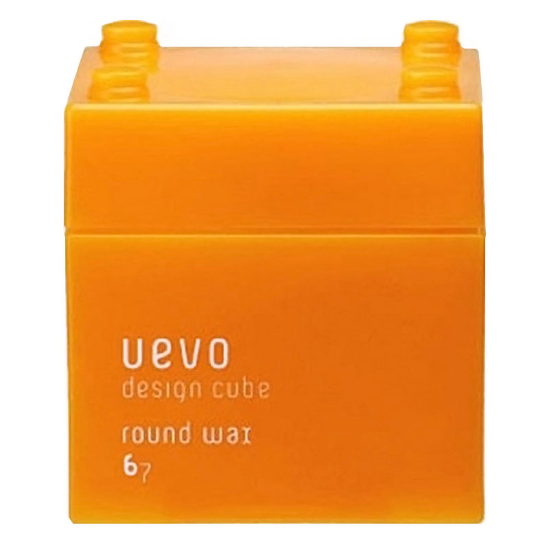 uevo design cube(ウェーボ デザインキューブ) ラウンドワックス 80g