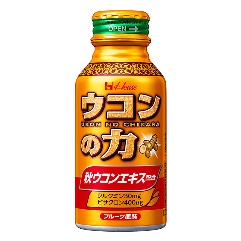 ウコンの力 ウコンエキスドリンク B 100ml ゴールド フルーツ風味