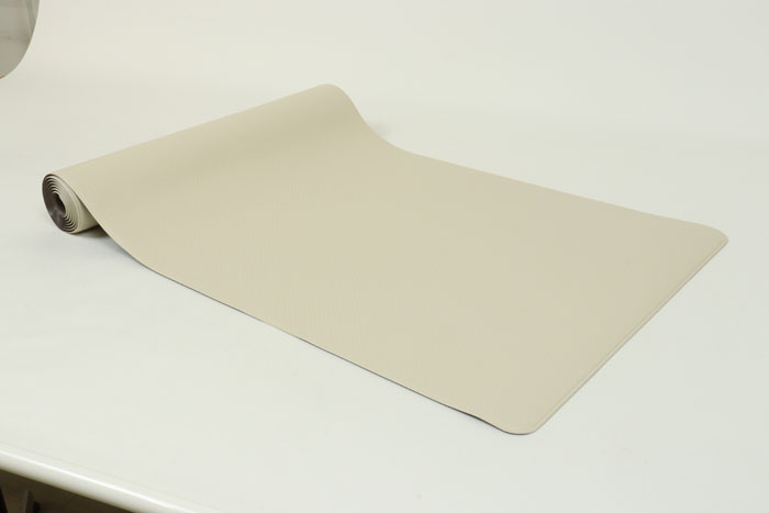 PVCキッチンマット ベージュ 45cm×180cm