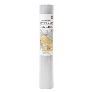 防水 抗菌 透明キッチンマット 45×180cm