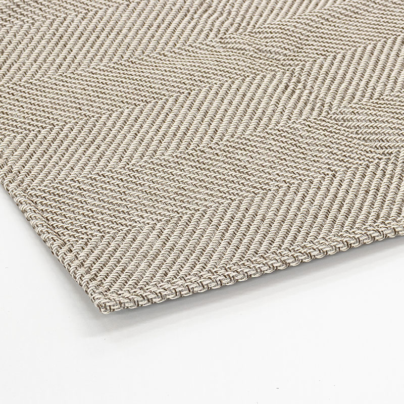 洗えるジャガードラグ 3帖(185×240cm) モカ