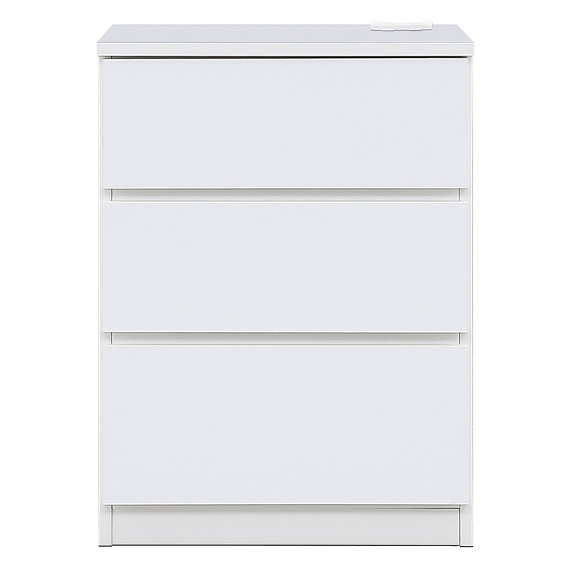 ■光沢天板キッチンカウンター【完成品】幅60 ナチュラル