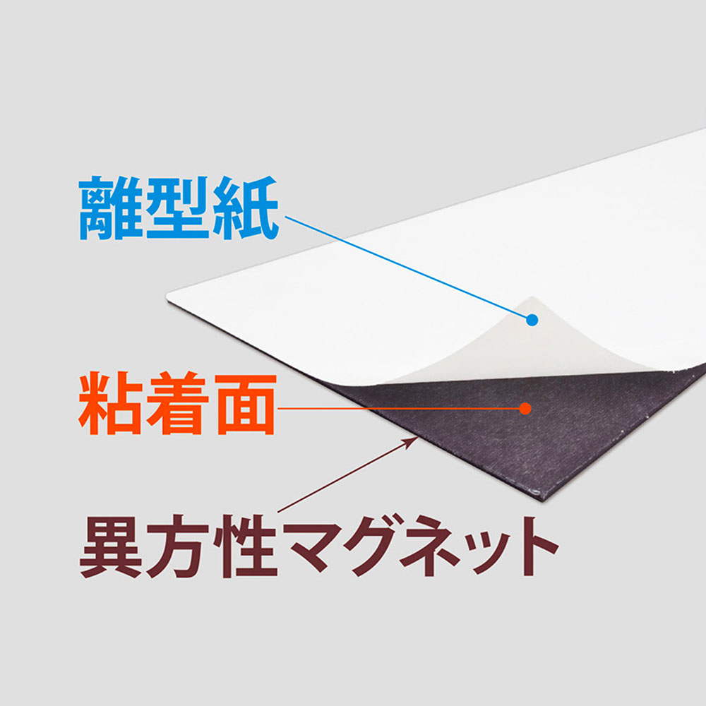 マグネット粘着付シート強力タイプ