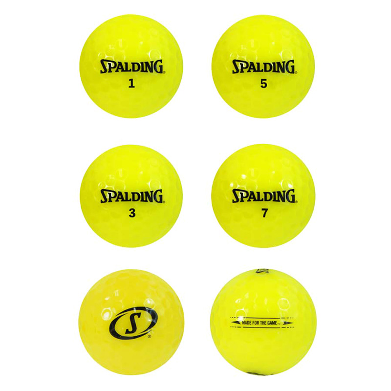 SPALDING ゴルフボール 12個入り イエロー SPBA-3768