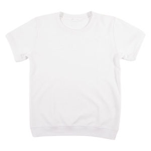 【お取り寄せ商品】体操服 半袖 丸首 白 120