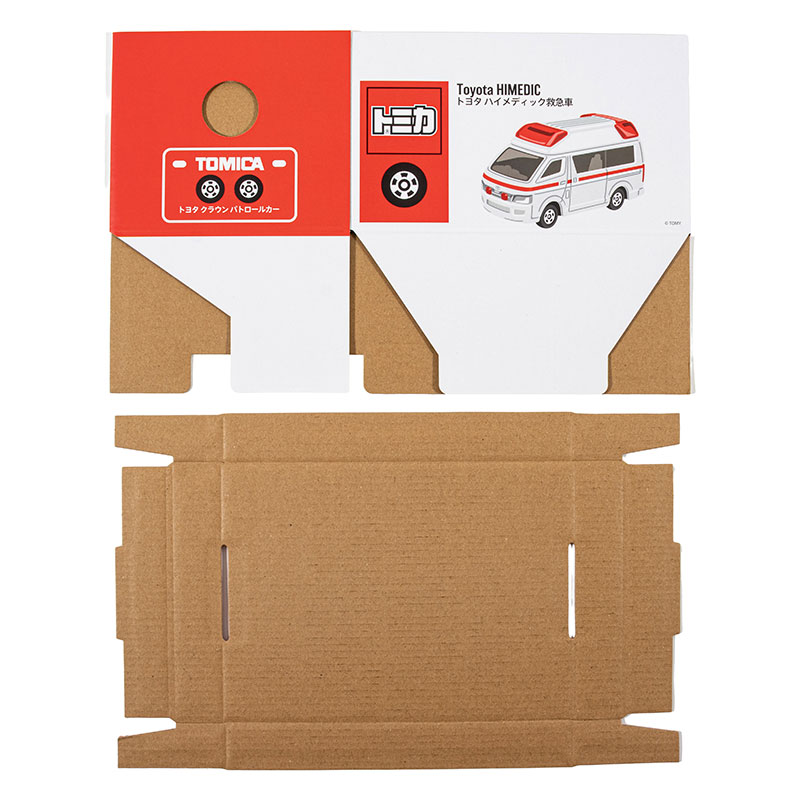 ふた付 ペーパーボックス 1セット トヨタ クラウン パトロールカー
