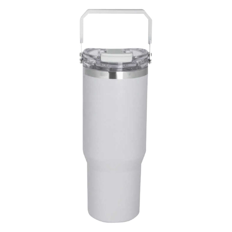 ensemble ストロー付2WAYタンブラー 900ml グレー 保温・保冷