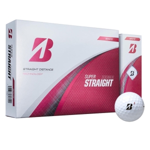 ゴルフボール SUPER STRAIGHT ホワイト 1ダース 12球