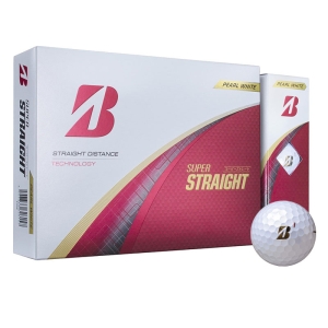 ゴルフボール SUPER STRAIGHT パールホワイト 1ダース 12球