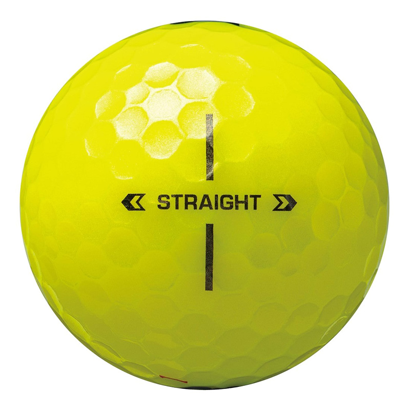ゴルフボール SUPER STRAIGHT イエロー 1ダース 12球