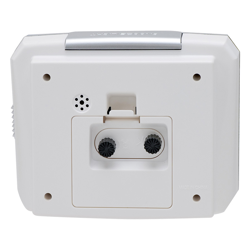 フォルミア 見やすい大画面目覚まし時計 ホワイト HT-A023W-WH