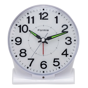 フォルミア 常時点灯目覚まし時計 HT-A031W-WH