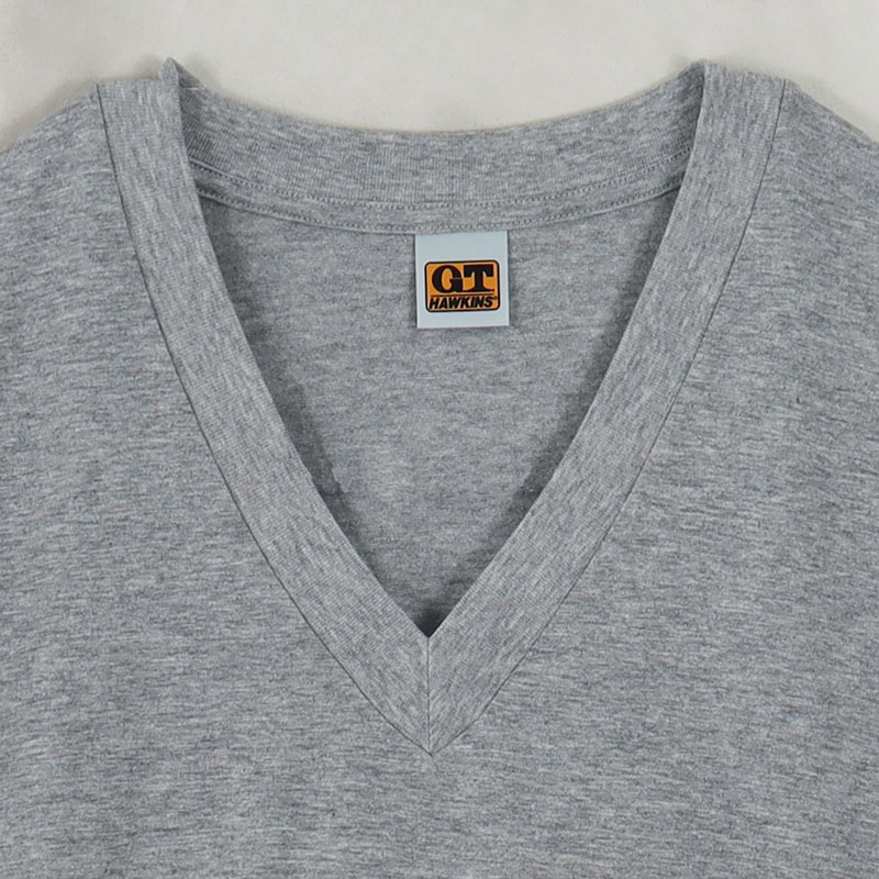 G.T.HAWKINS  メンズVネックTシャツ  3枚組 グレー杢