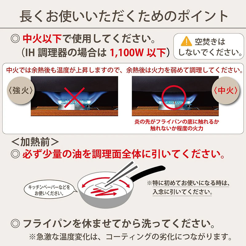セラブリッド フライパン 玉子焼(IH・ガス火対応)ベージュ
